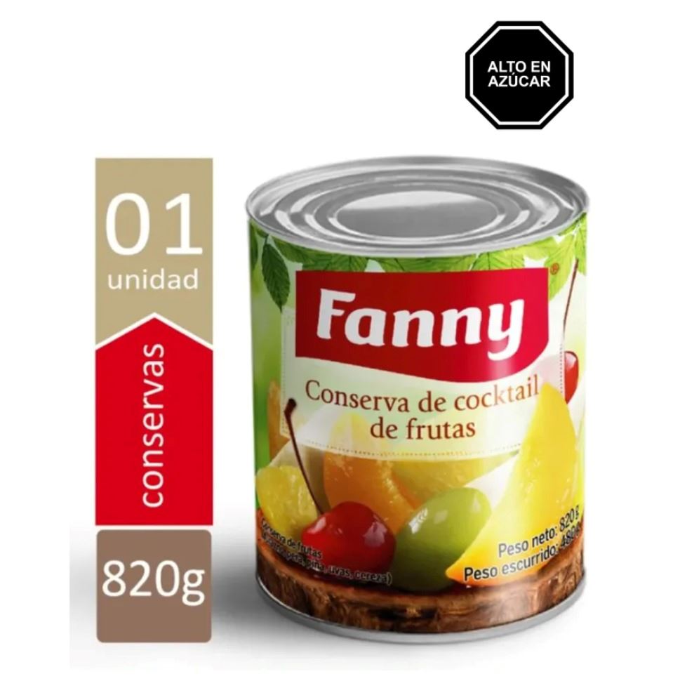 COCKTAIL DE FRUTAS FANNY 820 GR